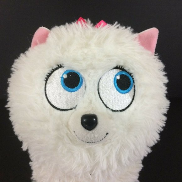 Ty Beanie Babies Secret Life of Pets Gidget Plush 9" White Pomeranian Dog Toy - Picture 5 of 10